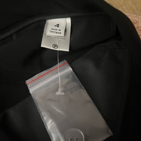 Elegant Black Satin-Trimmed Women's Pants - Picture 7 of 7